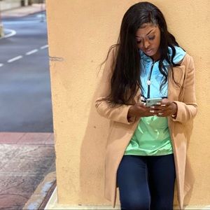 Long Tailored Camel Coat